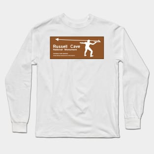 Russell Cave National Monument sign Long Sleeve T-Shirt